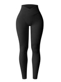New Winter Women Yoga Thread High Waist Buttock Lifting Sports Yoga Pants