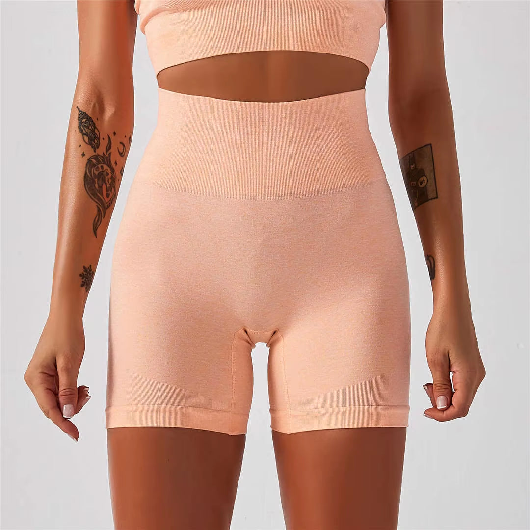 Sportswear Top 2Pcs Yoga Set Women Yoga Suit Short Sleeve High Waist Leggings Gym Quick Dry Yoga Wear Energy Fitness Suit A012