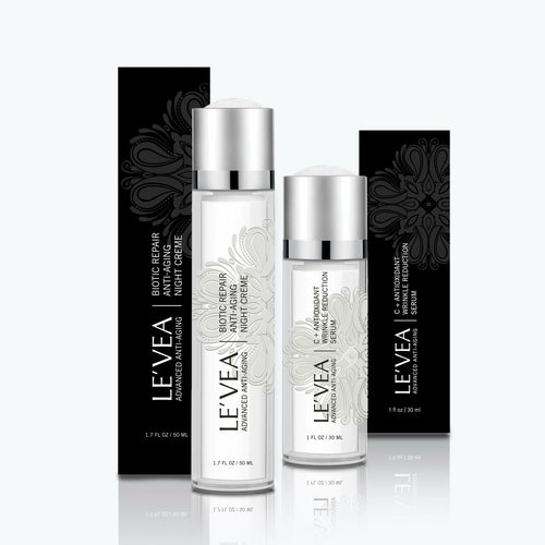 Duo Anti-Âge — Crème Nuit Réparatrice + Sérum Vitamine C