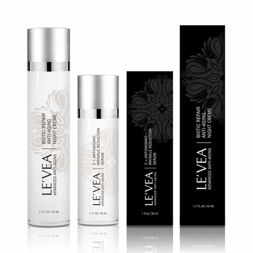 Anti-Aging-Duo: regenerierende Nachtcreme + Vitamin C Serum