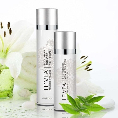 Anti-Aging-Duo: regenerierende Nachtcreme + Vitamin C Serum
