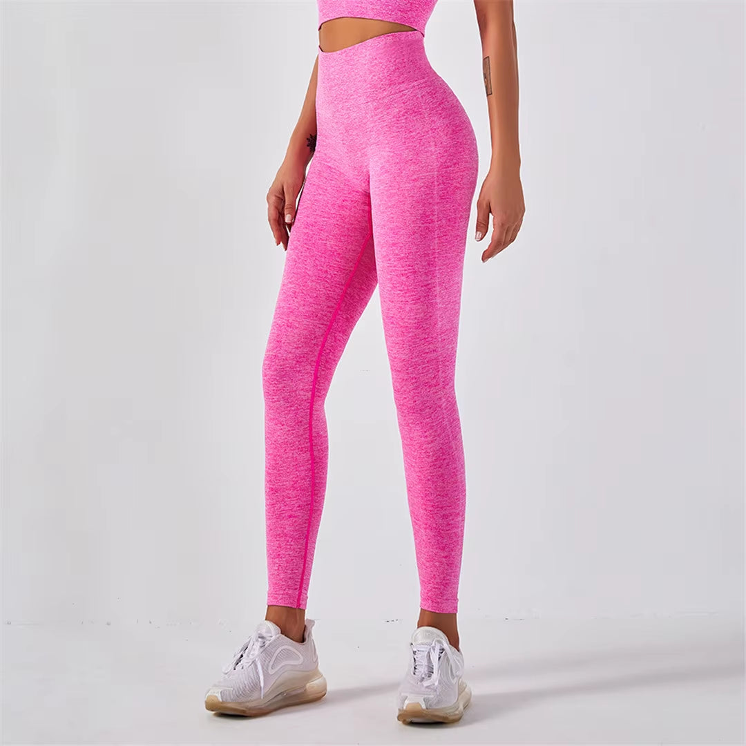 Sportswear Top 2Pcs Yoga Set Women Yoga Suit Short Sleeve High Waist Leggings Gym Quick Dry Yoga Wear Energy Fitness Suit A012