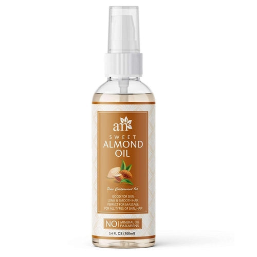 Huile d'Amande Douce Pure 100% – Soin Visage, Corps & Massage