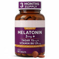 Melatonin 3mg — 90 Tablets for Restorative Sleep