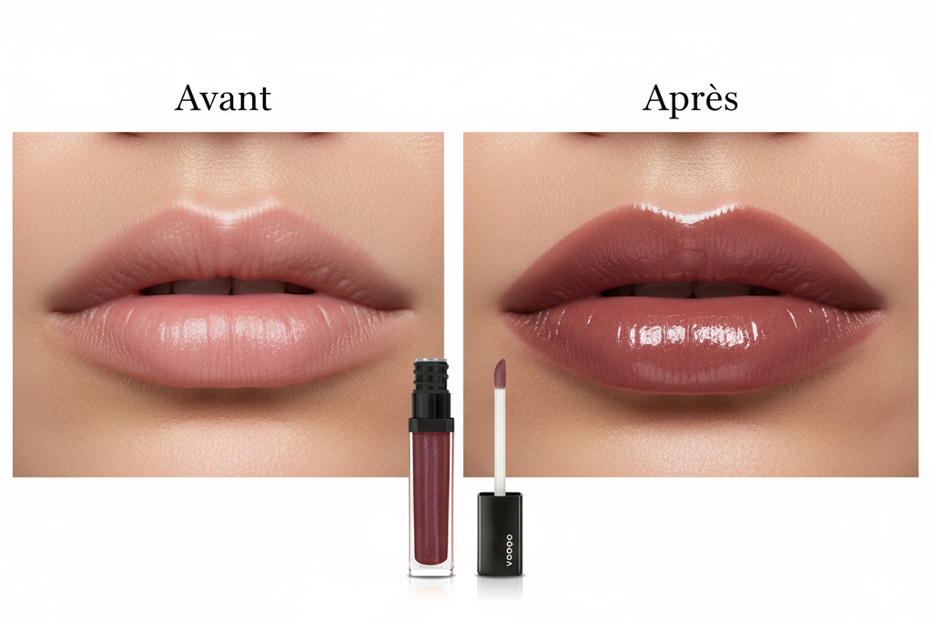 Gloss Lèvres — Avant Après