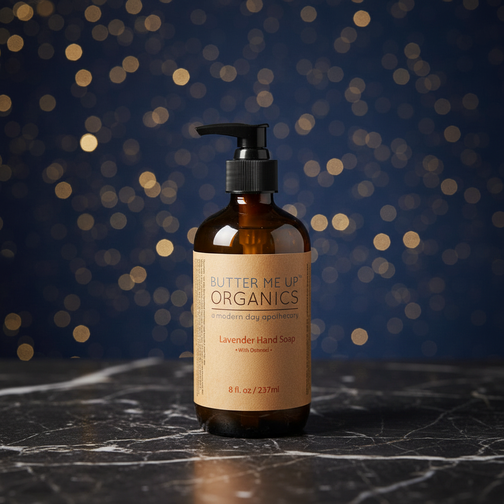 Savon Mains Bio à l'Avoine KB-BEAUTY — soin mains naturel sur marbre noir