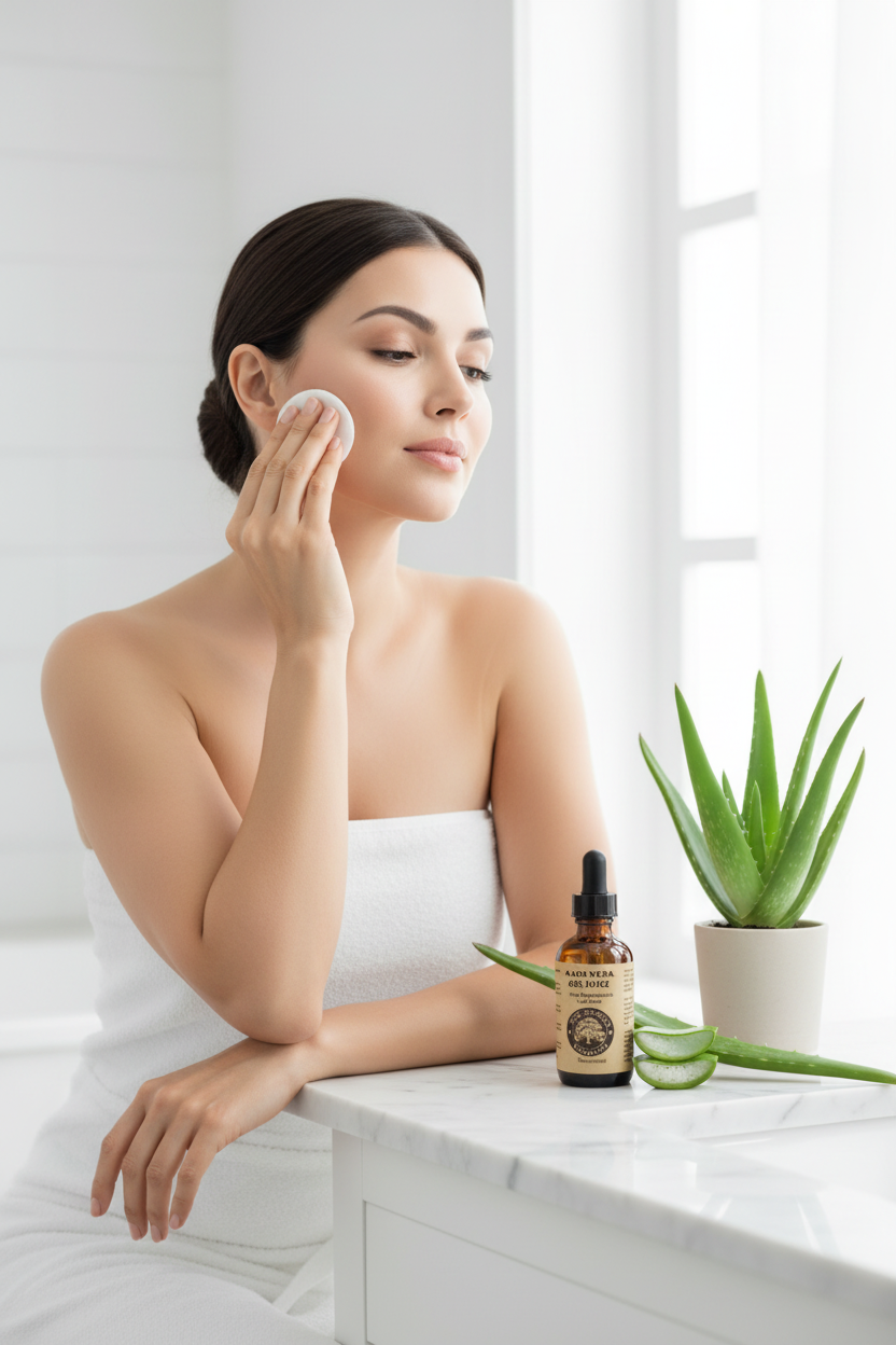 Reines Aloe Vera Gel — Gesichts-, Tonisierendes & Anti-Aging-Pflegemittel