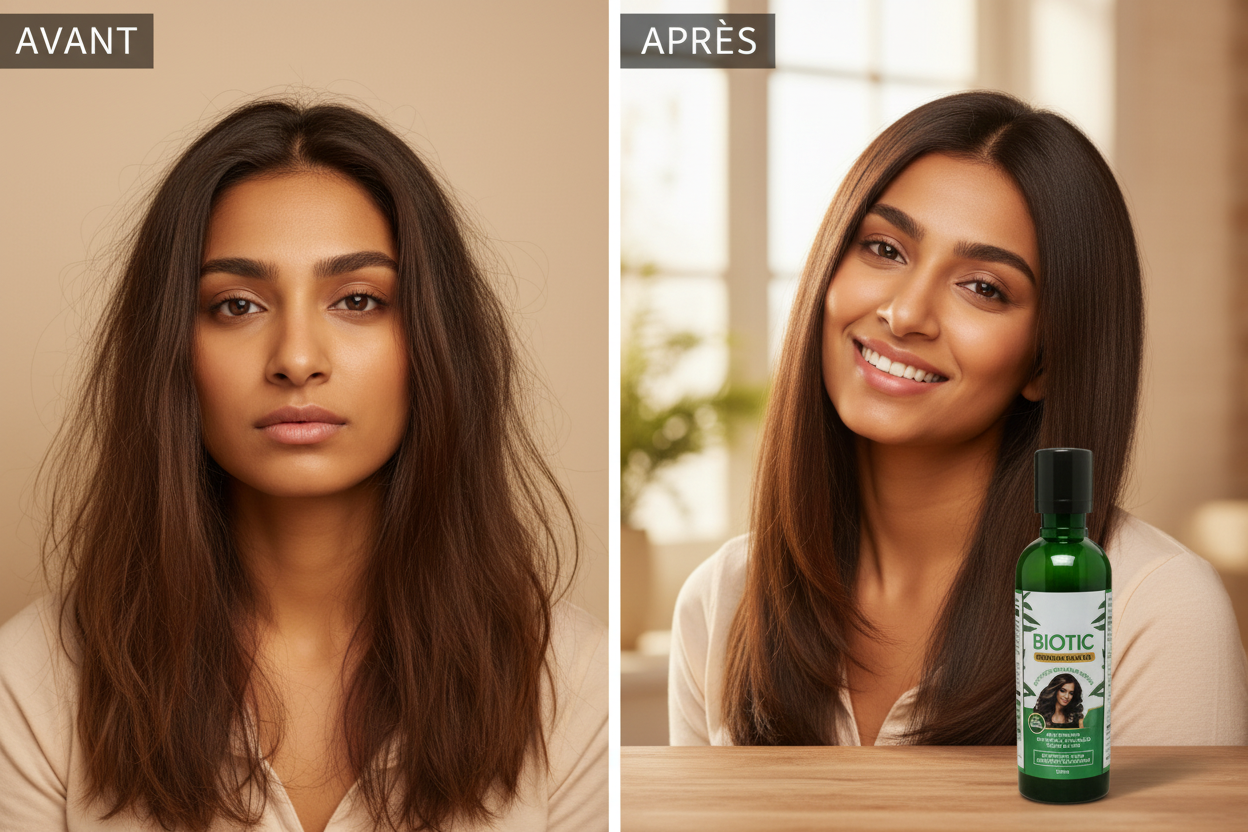 Biotic Premium Hair Oil — Croissance & Fortification en 4 Semaines