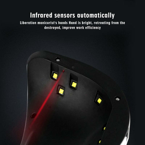 UV/LED-Nageltrocknerlampe – 36W Infrarotsensor
